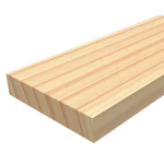 Soft wood cut